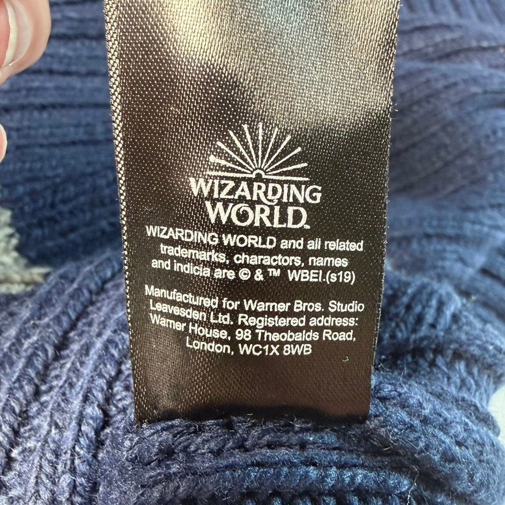 Harry Potter Ravenclaw Quidditch Sweater Warner Bros. Studio Tour London Mens M - Picture 6 of 8